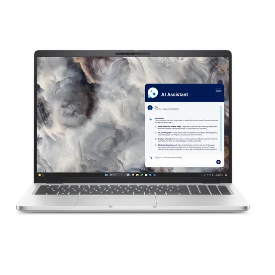 Лаптоп Dell Pro 16 Plus PB16250, Intel Ultra 5 236V vPro (40 TOPS NPU, 8 cores, up to 4.7GHz), 16.0" FHD+ (1920x1200), AG 300 nit, 16 GB: LPDDR5x, 8533 MT/s (onboard), 512 GB SSD, Intel Arc graphics, FHD HDR + IR Cam, FPR, Wi-Fi 7, Backlit Kb, Win11 Pro, 