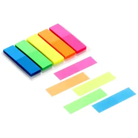 Самозалепващи индекси 12х48мм 5 цвята неон