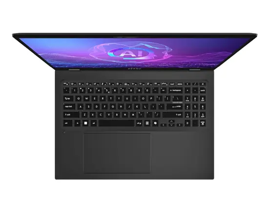 Лаптоп MSI Prestige 16 AI+ Evo B2VMG, Intel Core Ultra 9 288V (8C8T, Up to 5.1 GHz 12MB), 16" 16:10 UHD+ (3840x2400) OLED, Intel Arc Graphics 140V 2.05 GHz, 120 TOPS, 32GB LPDDR5x-8533, 1TB PCIe Gen4x4 SSD, Intel Killer WiFi 7, BT v5.4 Windows 11 Home, 1