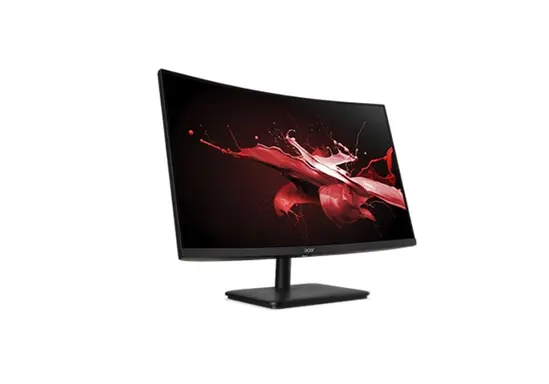 Монитор Acer ED270Xbiipx, 27" Curved 1500R VA, Anti-Glare, ZeroFrame, FreeSync, 1ms(VRB), 4000:1, 250nits, 1920x1080 FHD, 200Hz, 2xHDMI, DP, Audio out, HDR10 FreeSync Premium, Tilt, Black