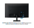 Монитор Samsung LS32FM700 32" VA LED, SMART 3840x2160  3xUSB 2.0, 2xHDMI 1.4, Wi-Fi 5, Bluetooth, Speakers, Black