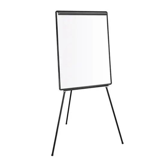 Флипчарт на стойка 70х100 см магнитен- с чрна рамка