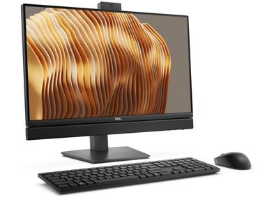 Настолен компютър - всичко в едно Dell Pro 24 All-in-One QC24250, Intel Core Ultra 7 265 (13 TOPS NPU, 20C, up to 5.3GHz), 23.8' FHD 1920x1080 100 Hz IPS AG, 1x16GB DDR5 up to 5600 MT/s, 512GB SSD, Intel Graphics, Height Adjustable Stand, FHD HDR Camera, 