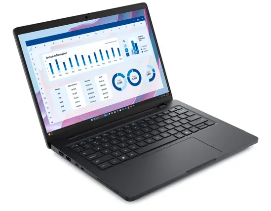 Лаптоп Dell Pro Max 14 MC14255, AMD Ryzen AI 9 HX PRO 370 (36MB cache, 12 cores, up to 5.1 GHz), 14" QHD+ LCD with 300 nits, 32GB: 1x32GB, LPDDR5x, 8000 MT/s, 1TB TLC, AMD Radeon Integrated Graphics, FHD RGB IR Cam, Wi-Fi 7, FPR, Backlit Kb, Win 11 Pro, 3