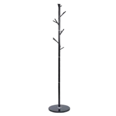 Закачалка за дрехи KISA- снимка отпред, черен цвят