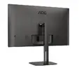 Монитор AOC Q27V5NBK, 27' VA WLED, 2560x1440@75Hz, 4ms GtG, 300cd m2, 4000:1, 20M:1 DCR, Adaptive Sync, FlickerFree, Low Blue Light, 3Wx2, Tilt, Height Adjust, Pivot, Swivel, 2xHDMI, 2xDP