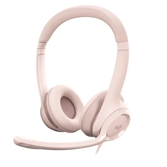 Слушалки Logitech H390 USB Computer Headset - ROSE - USB - NA - EMEA-914