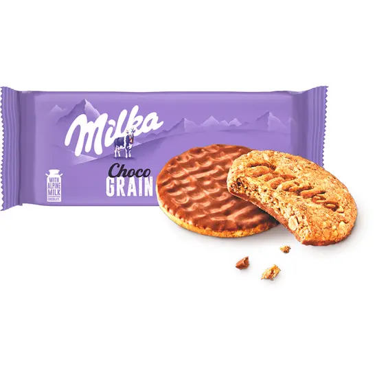 Бисквити Milka пълнозърнести 126 гр