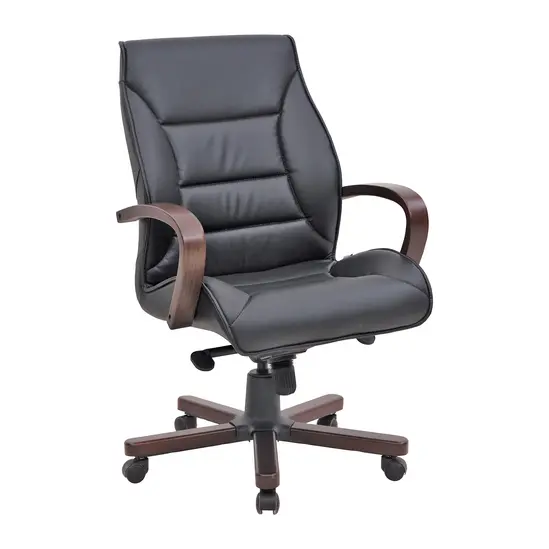 Работен стол ВОКИЛ ARS 08- черна еко кожа