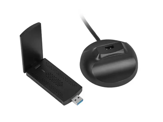 Адаптер Lanberg USB adapter wireless network card nc-3000-wi ax3000 tri-band 2x internal antennas