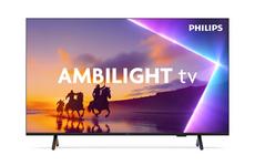 Телевизор Philips 43PUS8510/12, 43' 4K Ultra HD QLED, 3840x2160p, DVB-T/T2/T2-HD/C/S/S2, 60Hz, Ambilight 3, Pixel Precise UHD, 90% DCI, HDR+, Titan OS, Dolby Atmos, Dolby Digital, VRR, 3*HDMI, 2*USB, 802.11ac, 20W RMS, Black