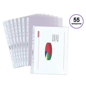 Джоб за документи А4 кристал 60 микр 100 бр