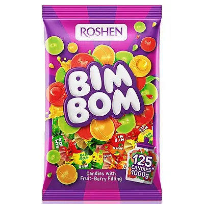 Бонбони Roshen bim bom карамелажни 1 кг