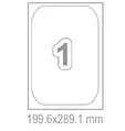 Самозалепващи етикети 199.6x289.1 1 бр.