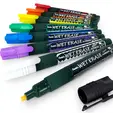 Маркер тебешир Pentel Wet Erase двустранен 8 цвята