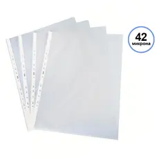 Джоб за документи А4 кристал 42 микр 100 бр