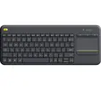 Клавиатура Logitech Wireless Touch Keyboard K400 Plus Black