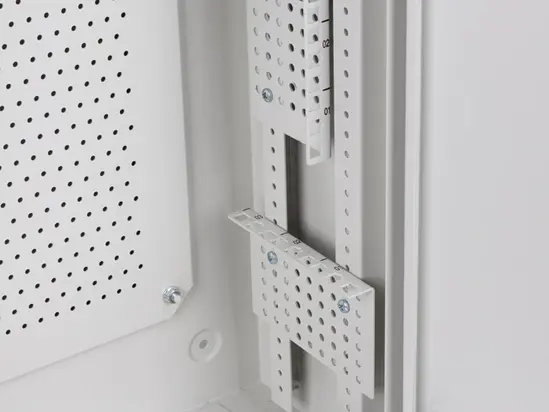 Комуникационен шкаф Lanberg rack cabinet 19' wall-mount 6U+3u540x200 low-profile grey (assembled)