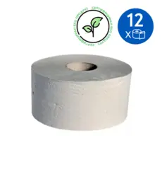 Тоалетна хартия JUMBO ролка 400 гр 3 пл избелена