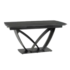 Трапезна маса ТЕМИРА разтегателна- черен цвят