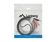 Кабел Lanberg mini jack 3.5mm (M) 3 pin - 2X RCA  (chinch) (M) cable 1.5m