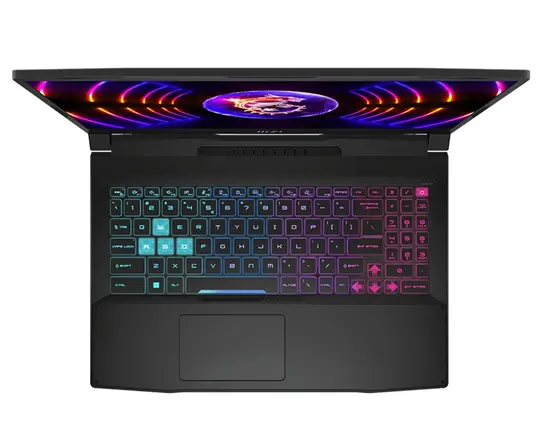 Лаптоп MSI Katana 15 B13VEK, i7-13620H (10C16T, up to 4.90GHz, 24 MB), RTX 4050 6GB GDDR6 194 AI TOPS, 15.6' FHD (1920x1080), 144Hz, IPS-Level, 16GB RAM 2x8 (5200)MHz, 512GB PCIe Gen4x4 SSD, WiFi 6E, BT5.3, 4-Zone RGB Gaming Keyboard, NO OS, 53.5 Whrs, 2