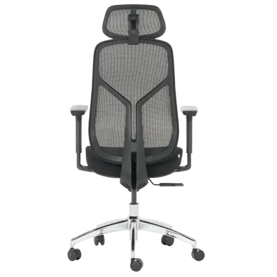 Директорски стол ЙОАН-снима отзад, черна рамка