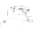 Стойка Neomounts Monitor arm 10-32" - gas spring - Topfix - 180°-stop