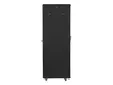 Комуникационен шкаф Lanberg rack cabinet 19' free-standing 42U600x800 (flat pack) with mesh door black