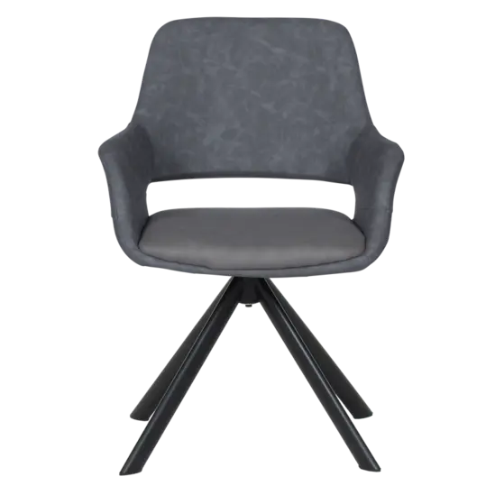 Кресло ДАРЯ-сниман отпред, черна база