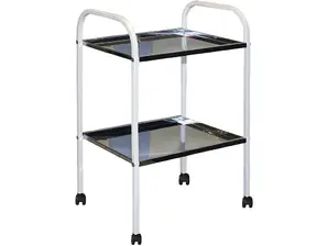 Манипулационна количка PMT MDSP 2N- сглобена, снимана в цял ръст, съсватена от два плота.