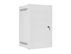 Комуникационен шкаф Lanberg rack cabinet 10' wall-mount 9U  280x310 self-assembly flat pack with metal door, grey