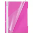 Папка PVC с перфорация розова А4