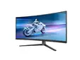 Монитор Philips Evnia 34M2C6500, 34" Curved 1800R QD-OLED, 3440x1440@175Hz, 0.03ms GtG, 1000 nit, 1 000 000:1, Mega Infinity DCR, Adaptive Sync, FlickerFree, LowBlue Mode, Tilt, Height Adjust, Swivel, 2xHDMI, DP, USB hub