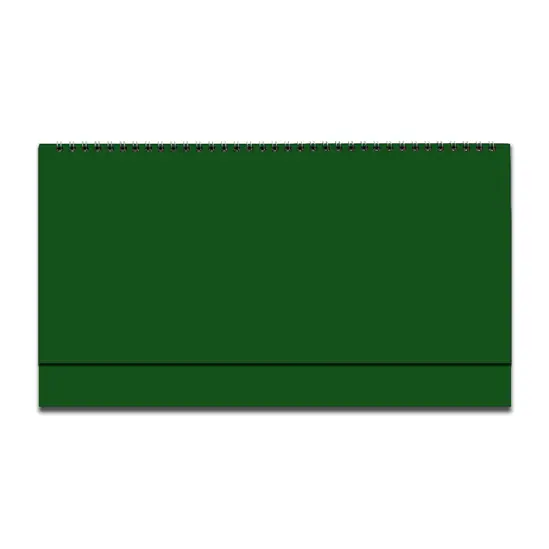 Настолен календар бележник с дати НКГ 2-зелен цвят