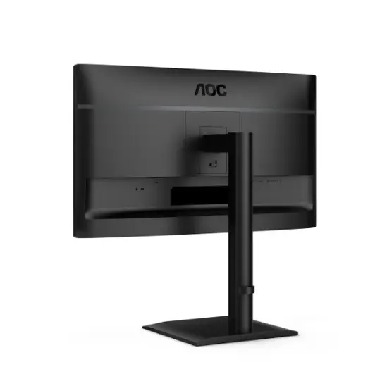 Монитор AOC 24E4U, 23.8" IPS WLED, 1920x1080@120Hz, 4ms GtG, 300cd m2, 1500:1, 20M:1 DCR, Adaptive Sync, FlickerFree, Anti Blue Light, 2Wx2, Tilt, Height Adjust, Pivot, Swivel, D-SUB, HDMI, USB Hub