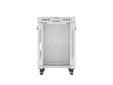 Комуникационен шкаф Lanberg rack cabinet 19' free-standing 15U600x800 (flat pack) with glass door lcd grey v2