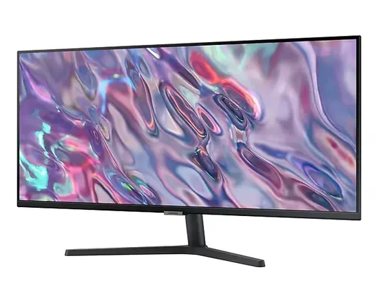 Монитор Samsung 34S50GC, 34" VA, 100 Hz, 5 ms GTG, 3440x1440, 300 cd/m2, 3000:1, HDR 10, AMD FreeSync, PBP, Eye Saver, Flicker Free, Display Port 1.2, 2xHDMI 2.0, Headphone Jack, 178°/178°, Black