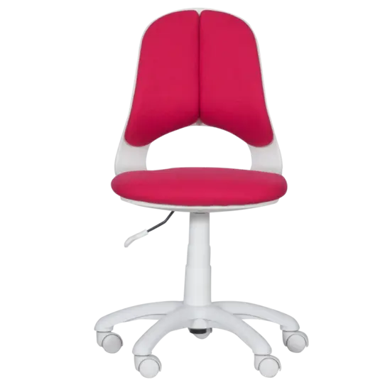 Детски стол ФРЕЯ- бяла база, червен цвят