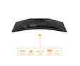 Монитор AOC CU34G4Z, 34" Curved 1500R, VA, WLED, 3440x1440@240Hz, 1ms GtG, 0.3ms MPRT, 450cd m/2, 2500:1, 80M:1 DCR, Adaptive Sync, FlickerFree, Low Blue Light, Tilt, Height Adjust, Pivot, Swivel, 2xHDMI, DP, USB hub