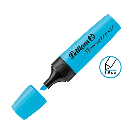Текст маркер Pelikan 490 син