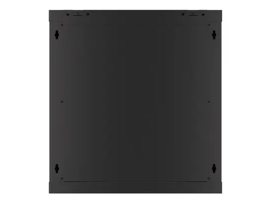 Комуникационен шкаф Lanberg rack cabinet 19' wall-mount 12U600x600 for self-assembly with metal door black (flat pack)