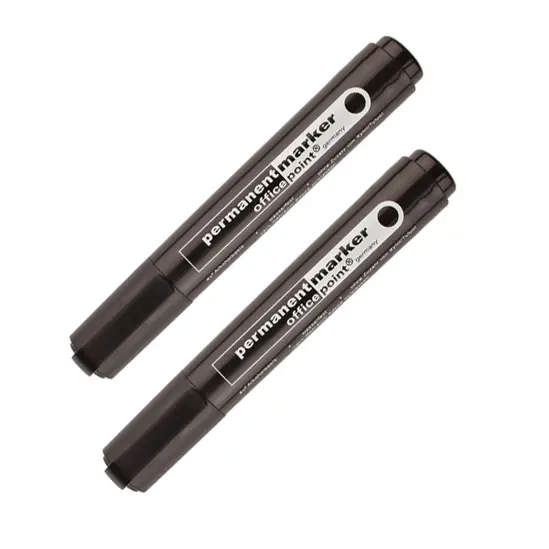Перманентен маркер Office Point черен