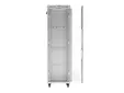 Комуникационен шкаф Lanberg rack cabinet 19' free-standing 42U600x800 (flat pack) with glass door lcd grey v2