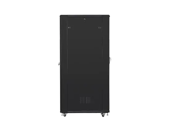 Комуникационен шкаф Lanberg rack cabinet 19' free-standing 42U800x1200 (flat pack) black