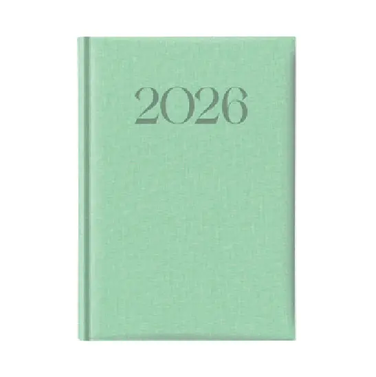 Календар - бележник BIELLA А5 светлозелен