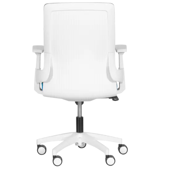 Работен стол Миглена 47-снимка отзад, бял гръб