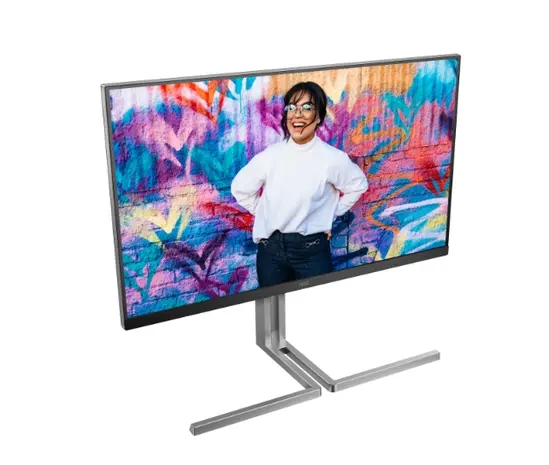 Монитор AOC U32U3CV, 31.5' Nano IPS WLED, 3840x2160@60Hz, 4ms GtG, 400cd m2, 1000:1, 50M:1 DCR, Adaptive Sync, FlickerFree, Anti Blue Light, 3Wx2, Tilt, Height Adjust, Pivot, Swivel, 2xHDMI, DP, USB hub