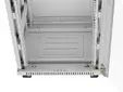 Комуникационен шкаф Lanberg rack cabinet 19' free-standing 15U600x600 (flat pack) with glass door lcd grey v2