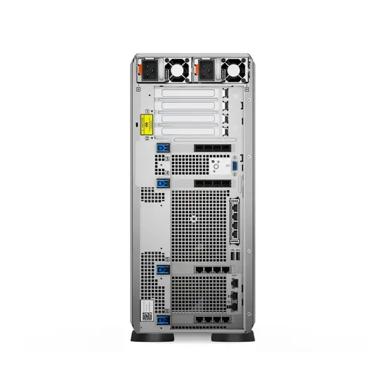 Сървър Dell PowerEdge T560, Chassis 8 x 3.5' (SAS, SATA), Intel Xeon Silver 4410Y (30M Cache, 16GT), 16GB DDR5 RDIMM, 1x480GB SSD SATA RI, Parallax Security Bezel, Broadcom 5720, PERC H755 with front load, iDRAC9 Enterprise 16G, 2x700W, 3Y Basic Onsite
